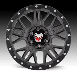 Mamba M25 Matte Grey Custom Wheels Rims 2