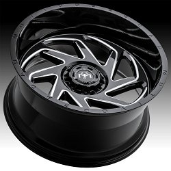 Motiv Offroad 426BM Morph Gloss Black Milled Custom Wheels Rims 3