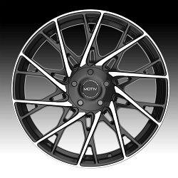 Motiv 430MB Maestro Machined Gloss Black Custom Wheels Rims 2