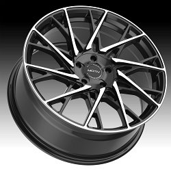 Motiv 430MB Maestro Machined Gloss Black Custom Wheels Rims 3