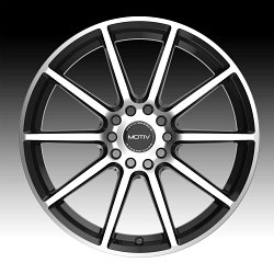 Motiv 431MB Elicit Machined Gloss Black Custom Wheels Rims 2