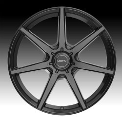 Motiv 432B Rigor Gloss Black Custom Wheels Rims 2