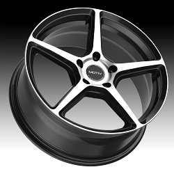 Motiv 433MB Blade Machined Gloss Black Custom Wheels Rims 3