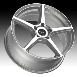 Motiv 433MS Blade Machined Silver Custom Wheels Rims 3