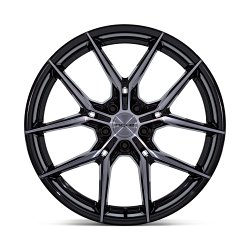 Niche Prodigy 5 NC279BT Machined Gloss Black Dark Tint Custom Wheels 3