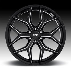 Niche Vice SUV M232 Gloss Black Milled Custom Wheels Rims 3