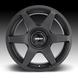 Rotiform SIX R113 Matte Black Custom Wheels Rims 3