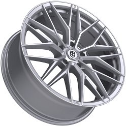 TIS Motorsports 505S Gloss Silver Custom Wheels 2