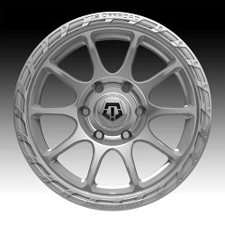 TIS Offroad 563BS Brushed Silver Custom Truck Wheels 3