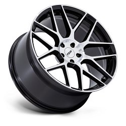 TSW Lasarthe Machined Gloss Black Custom Truck Wheels 2