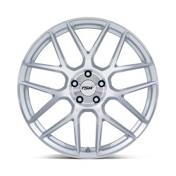 TSW Lasarthe Machined Gloss Silver Custom Truck Wheels 3