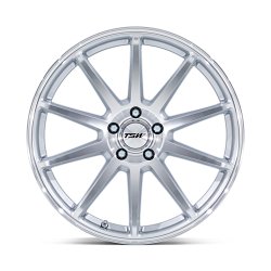 TSW Canard Machined Gloss Silver Custom Truck Wheels 3