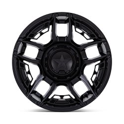 XD Series XD871 Slash Matte Black Custom Truck Wheels 3