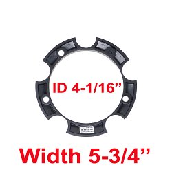 XD1455BASE-SB/ Satin Black Bolt On Base for XDPL145CPS-SB Center Cap 3