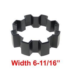 WRX-SPACER8SB / Worx Alloy 8-Lug Satin Black Undercap Spacer 3