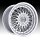 Drifz 310MS Retro Machined Silver Custom Wheels Rims