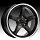 Drifz 304MB 304 Circuit Carbon Black w/ Machined Lip Custom Rims Wheels