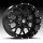 DropStars 645B DSM45 Satin Black Custom Rims Wheels