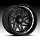 DropStars 657BM Machined Black Custom Wheels Rims