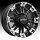 Gear Alloy 721MB 721 Timberland Black and Machined Custom Rims Wheels