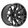 Gear Offroad 776BM Flair Gloss Black Milled Custom Truck Wheels