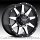 Gear Alloy 728MB Overdrive 728 Satin Black Machined Custom Rims Wheels