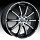 ICW Racing 201MB 201 Taboo Black and Machined Custom Rims Wheels