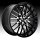 Konig Lace 16B LA Gloss Black w/ Mirror Machined Face Custom Rims Wheels