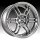 Konig Lightspeed 25MS LG Silver w/ Machined Face Custom Rims Wheels