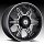 Konig Locknload 36MB LL Matte Black w/ Machined Face Custom Rims Wheels