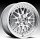 Konig Roller 44S RO Silver w/ Machined Face Custom Rims Wheels