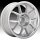 Konig Foil 17MS 4L Brushed Silver Face w/ Machined Lip Custom Rims Wheels