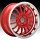 Konig Retrack 20R RK Gloss Red w/ Machined Lip Custom Rims Wheels