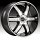 Maas 031B 031 Stirling Gloss Black w/ Chrome Inserts Custom Rims Wheels