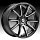 Maas 316MB 316 Silverstone Gloss Black w/ Machined Custom Rims Wheels