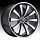 Motiv 407CB Majestic Chrome w/ Gloss Black Accents Custom Rims Wheels