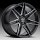 Motiv 414BM Modena Gloss Black Milled Accents Custom Rims Wheels