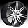 Motiv 414MB Modena Machined Black Custom Wheels Rims