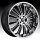 Motiv 406CB Maximus II Chrome w/ Gloss Black Accents Custom Rims Wheels