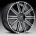 Platinum 410 Divine Gloss Black with Milled Accents Custom Wheels Rims