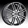 Platinum 434 Orion Machined Gloss Black Custom Wheels Rims