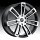 Platinum 441 Ghost Machined  Black Custom Wheels Rims