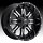 TIS Wheels 535MB Machined with Gloss Black Custom Truck Wheels Rims