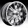 TIS 535V Chrome PVD Custom Wheels Rims