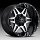 TIS Wheels 538MB Machined with Gloss Black Custom Truck Wheels Rims