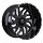 TIS Wheels 544BM Gloss Black Milled Custom Wheels Rims