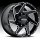 Ultra 206 Vortex Gloss Black Milled Custom Wheels Rims