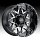 Ultra 254U Carnivore Machined Black Custom Wheels Rims