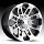 Ultra 213 / 214 Grinder Diamond Machined w/ Black Custom Rims Wheels