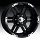 Ultra 247B 247 / 248B 248 Thunder Black w/ Machined Custom Rims Wheels